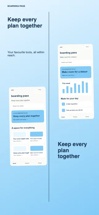 Boarding Pass screenshot design: Architecture